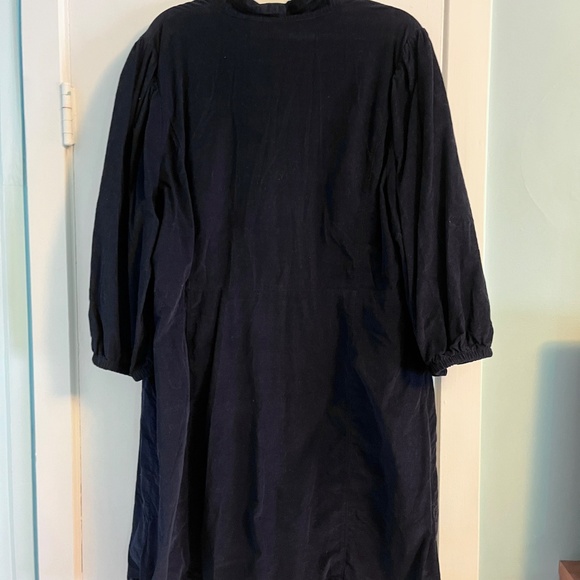 Gap Puffed Sleeve Corduroy Mini Dress, Navy, XXL - Picture 5 of 7
